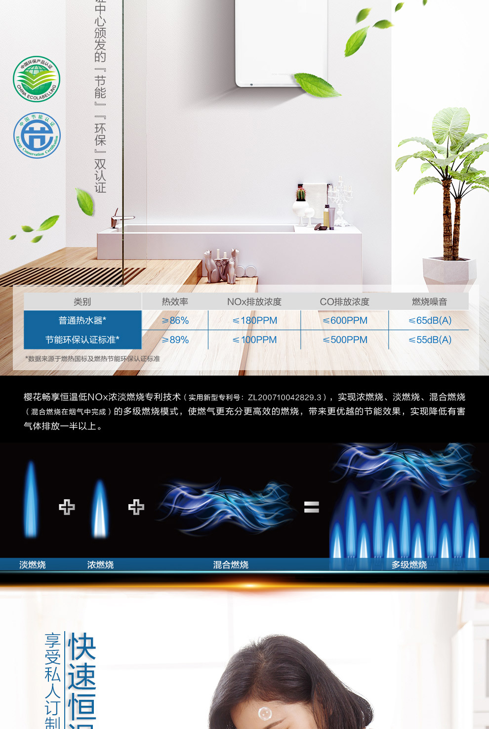 樱花燃气热水器 - 畅享恒温