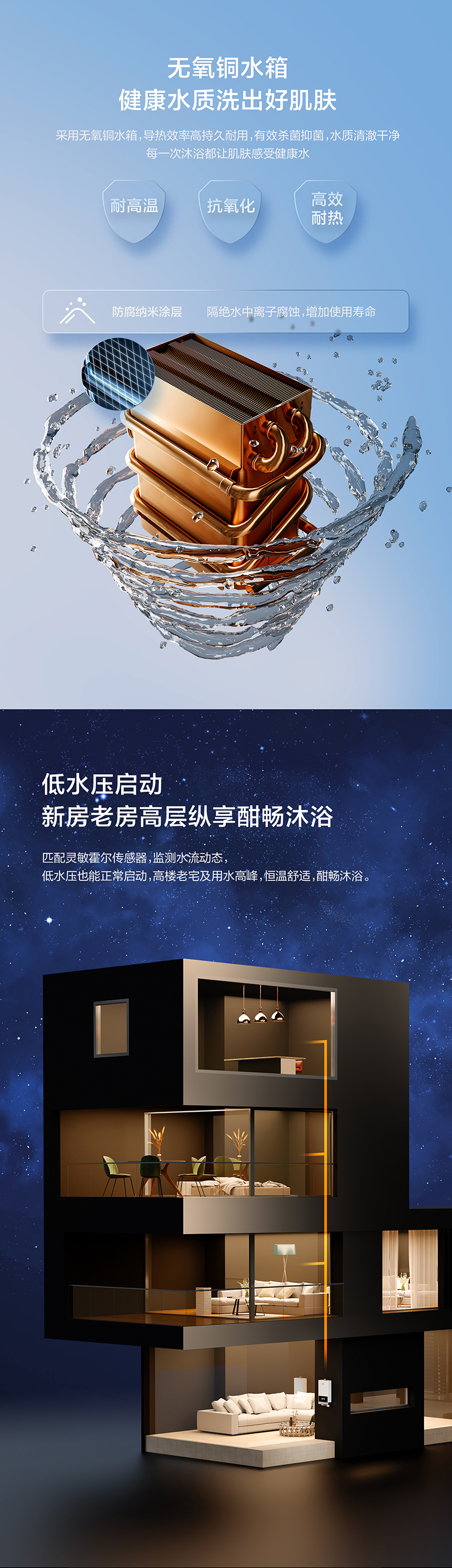 樱花燃气热水器 - 舒享恒温
